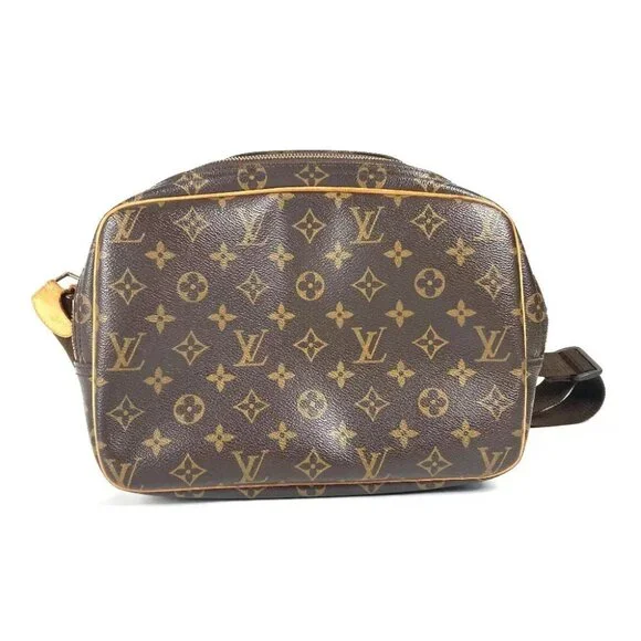 LOUIS VUITTON Monogram ReporterPM Double Zip Crossbody Bag Shoulder Bag